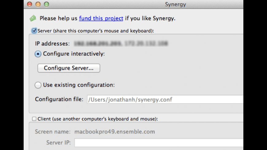 Synergy download for mac